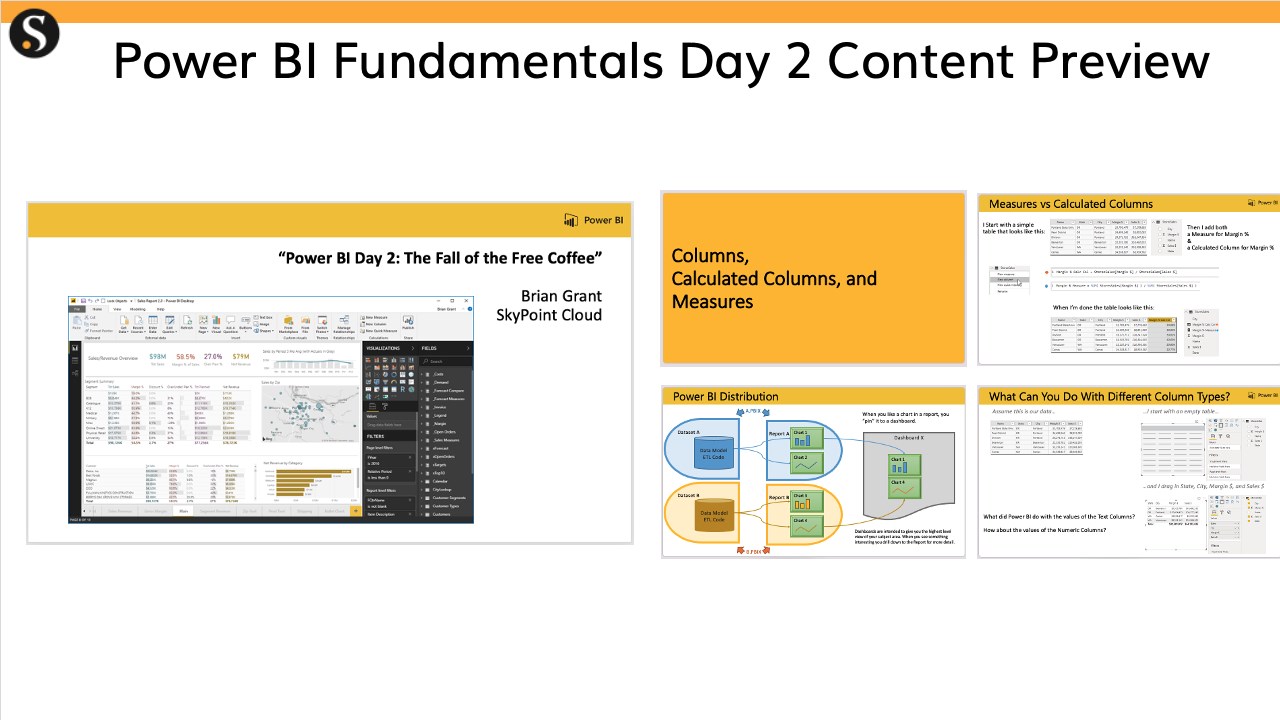 Snapshot 2 of Power BI Fundamentals Training: 1-day or 2-day Course