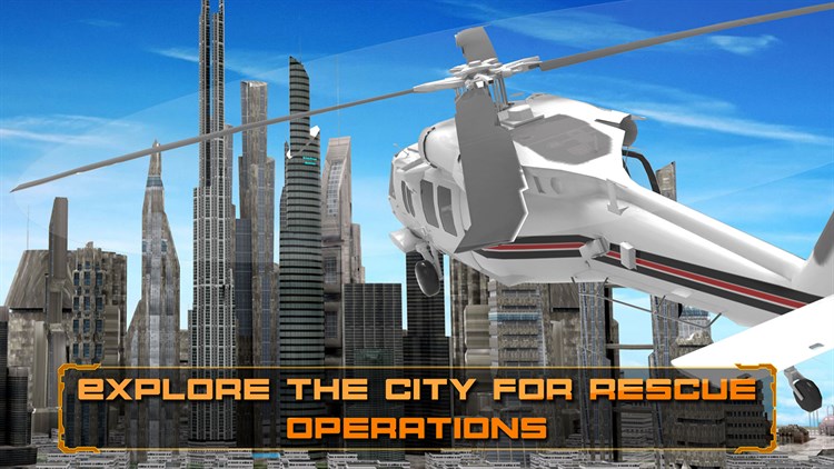 City Helicopter Rescue Flight - Air Help Service - PC - (Windows)