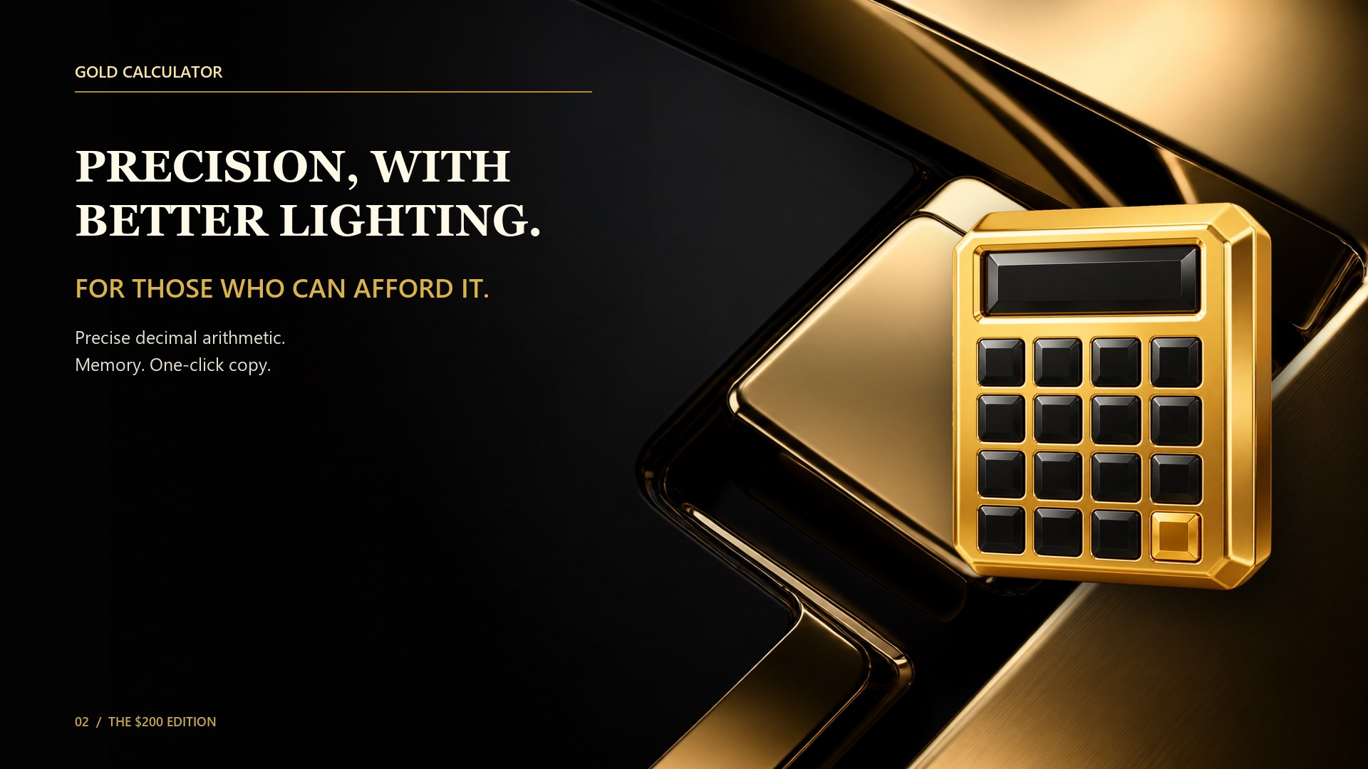 Gold Calculator screenshot