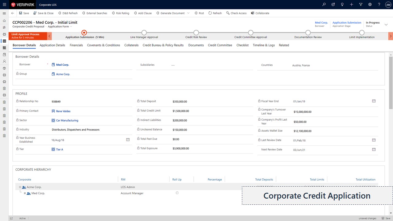Snapshot 6 of VeriLoan Loan Origination Solution for Banking