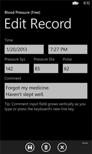 Blood Pressure (Free) screenshot 5