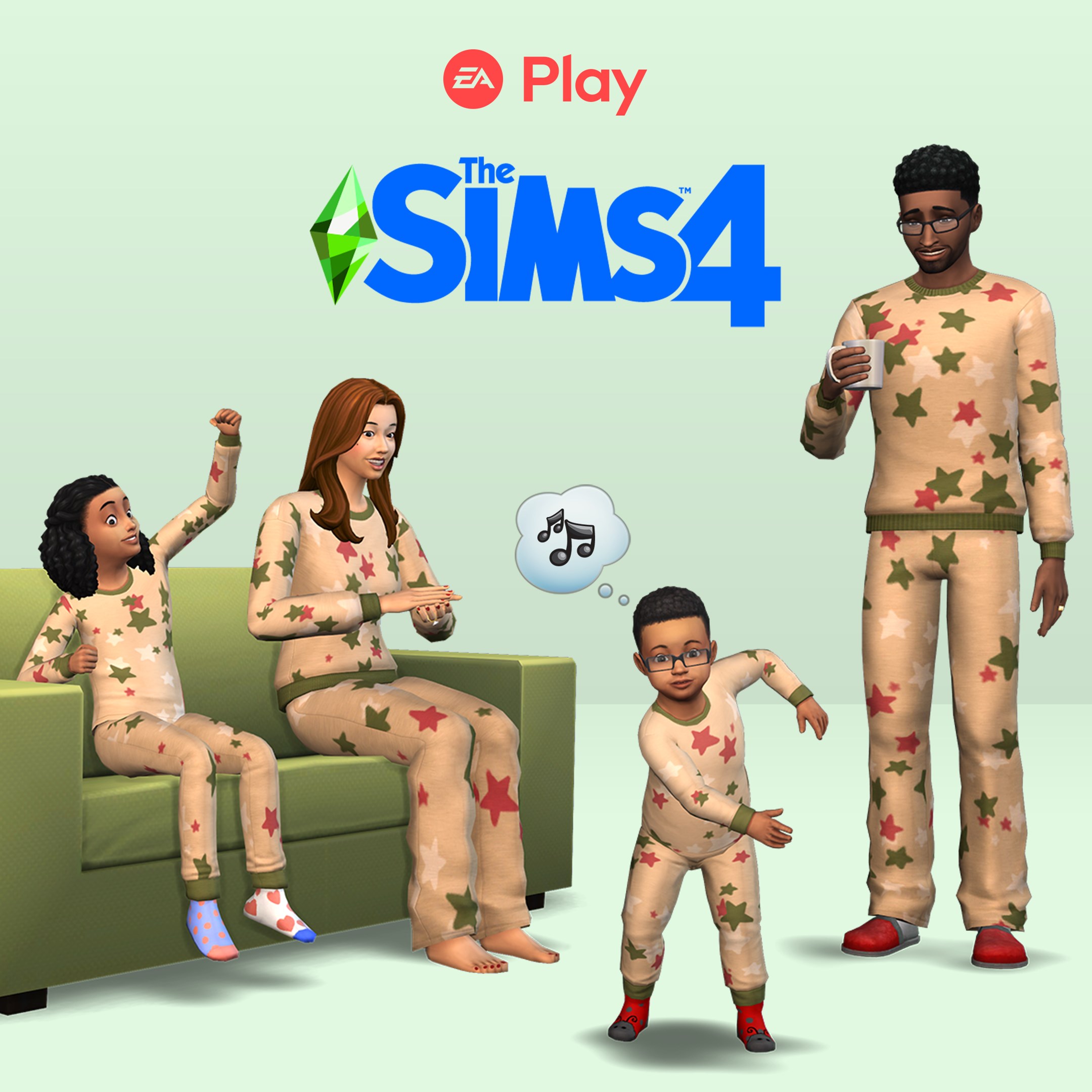 《The Sims™ 4 過夜睡衣組》