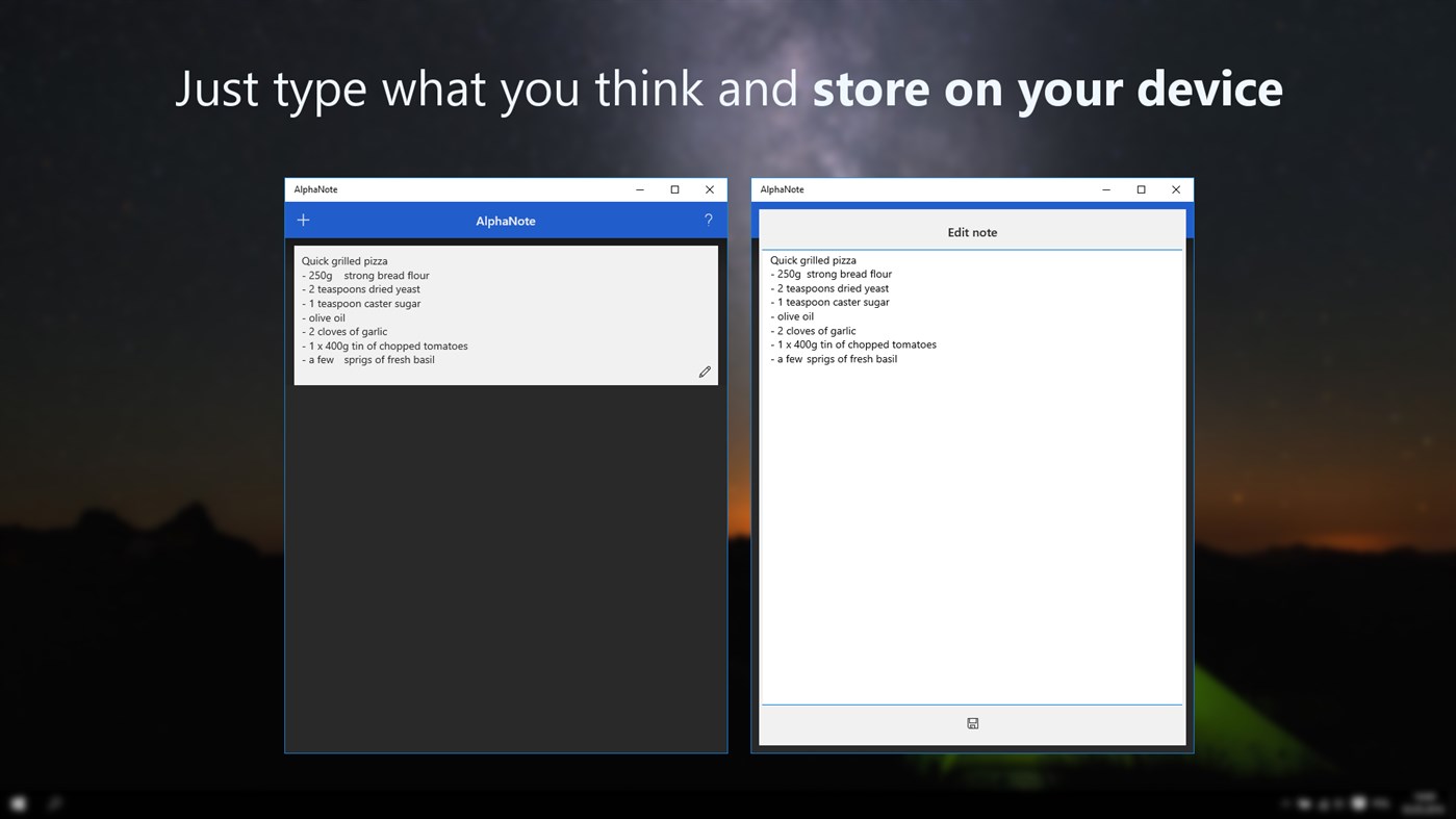 #2. AlphaNote (Windows) Podle: Tival