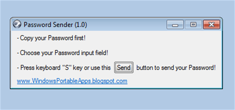 Password Sender - PC - (Windows)