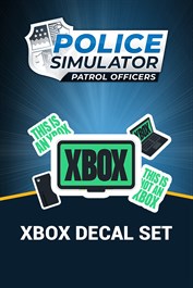 Police Simulator: Patrol Officers - Xbox Decal Set
