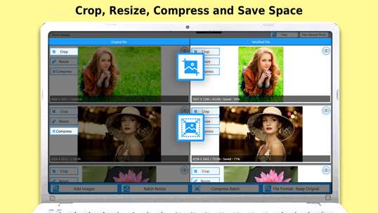 PHOTO RESIZER: CROP, RESIZE AND SHARE IMAGES IN BATCH screenshot 2