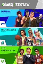The Sims™ 4 Zestaw – Miejskie życie, Wampiry, Styl dawnych lat Akcesoria