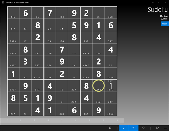 Sudoku (Oh no! Another one!) screenshot 4