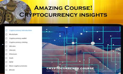 Cryptocurrency Course: Bitcoin, Litecoin, Eth, Ripple, Dash, Blockchain Screenshots 2