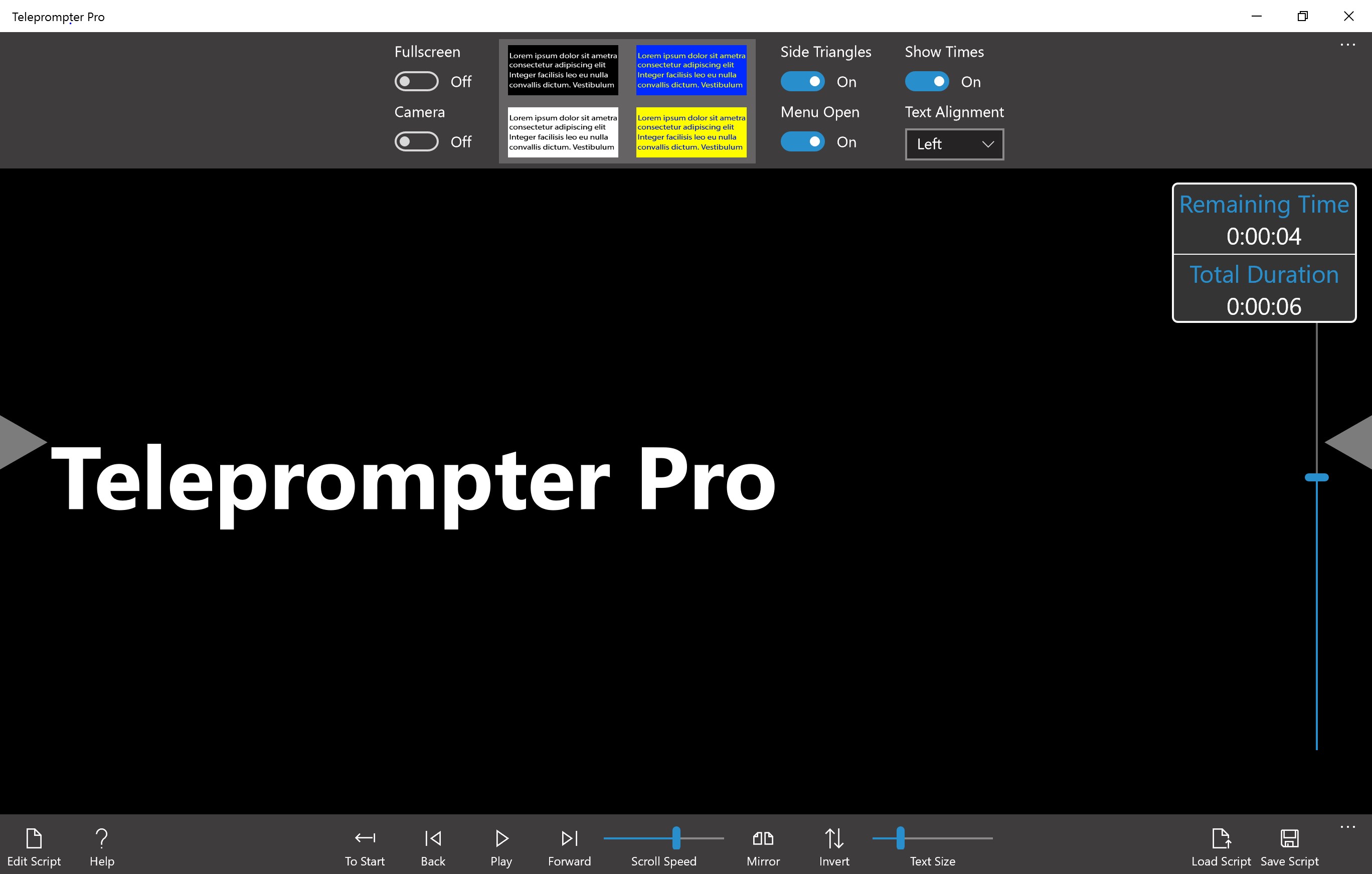stage prompter software