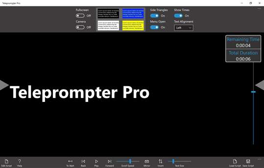 Teleprompter Pro screenshot 1
