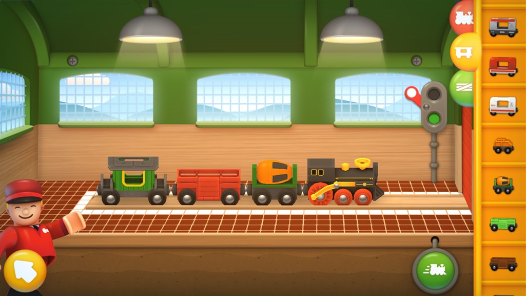 Play free toddler game online: Trains