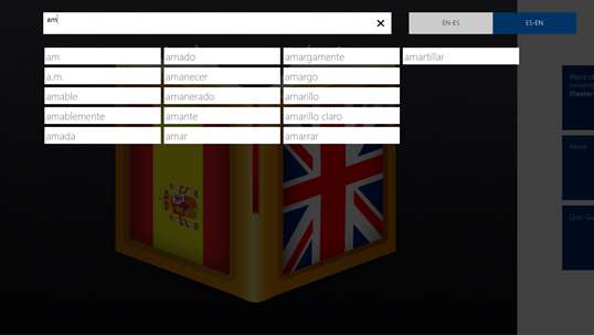 Spanish<>English Dictionary screenshot 1