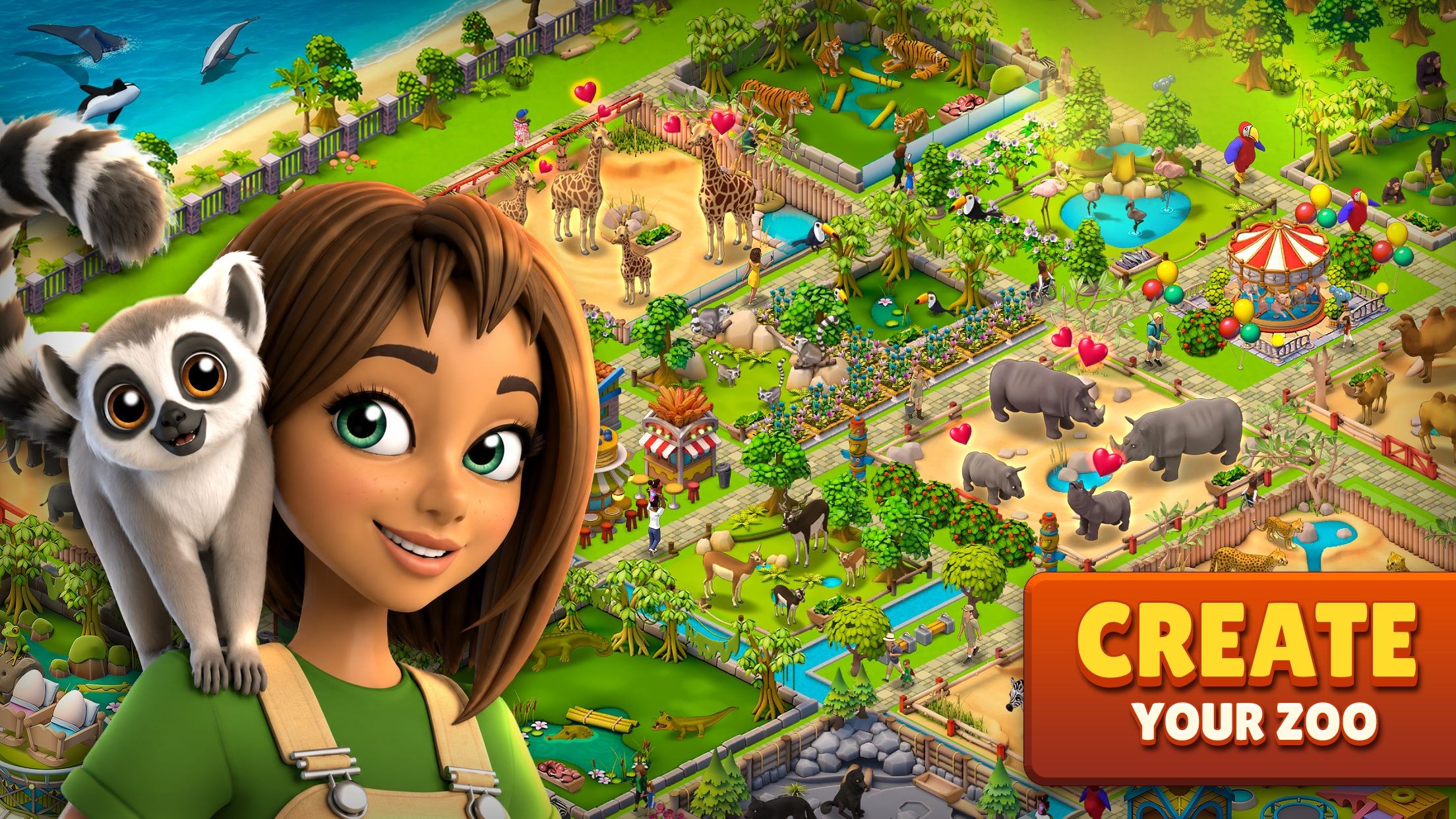 Zoo Life: Animal Park Game screenshot