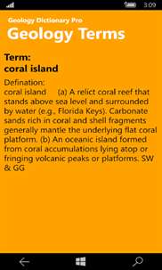 Geology Dictionary Pro screenshot 3