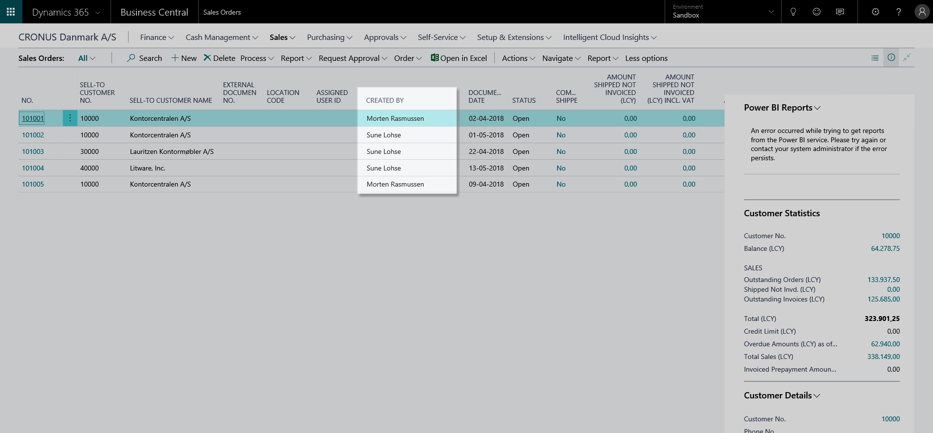 Snapshot 2 of Created-by on Documents