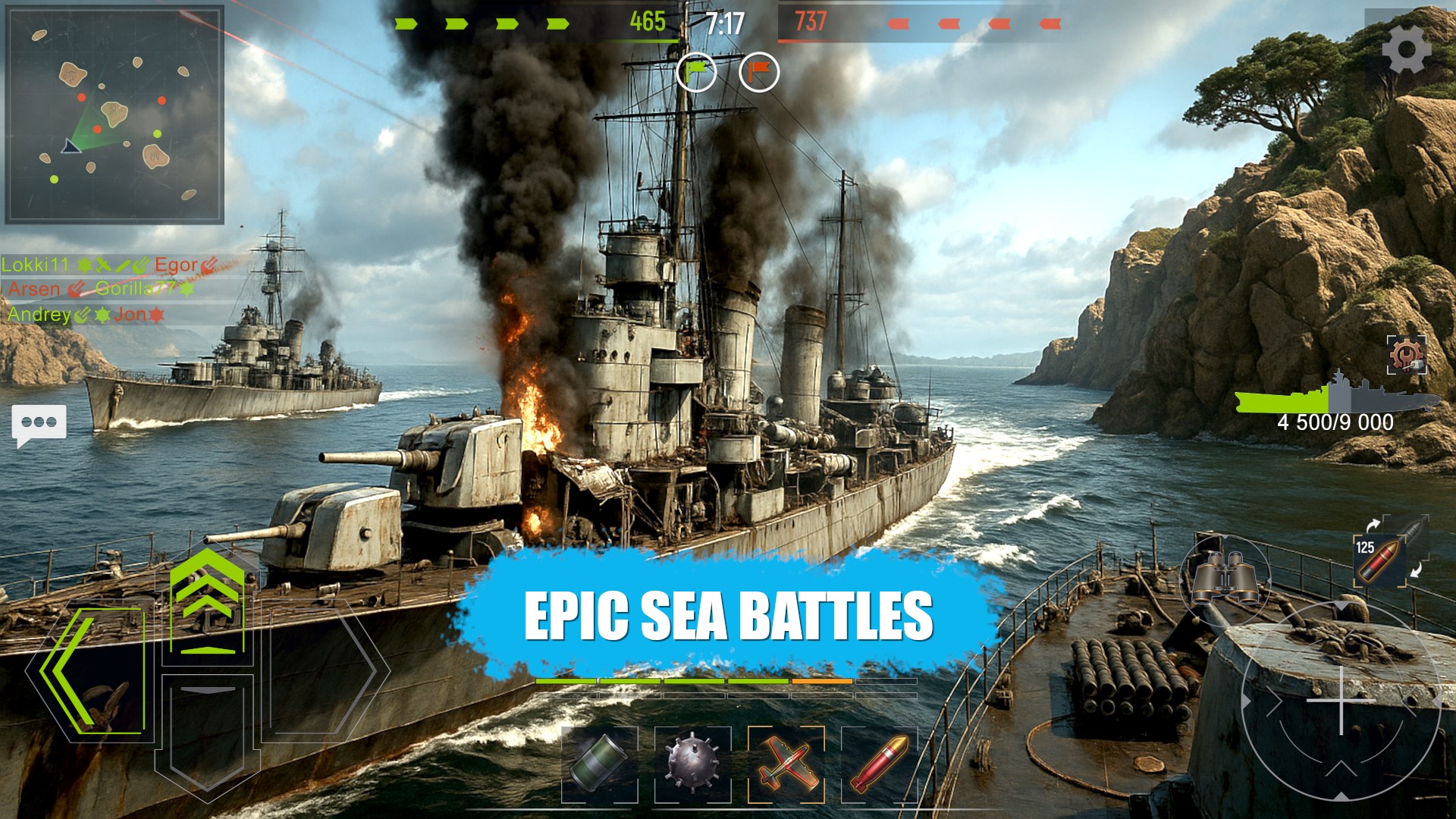 Navy War: Battleship War Game screenshot