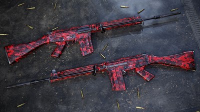 Insurgency: Sandstorm - Red Dark Weapon Skin Set — скриншот 3