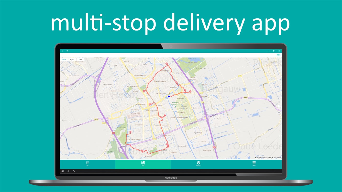 #1. IBI - the optimal route planner (Windows) 由: First Element