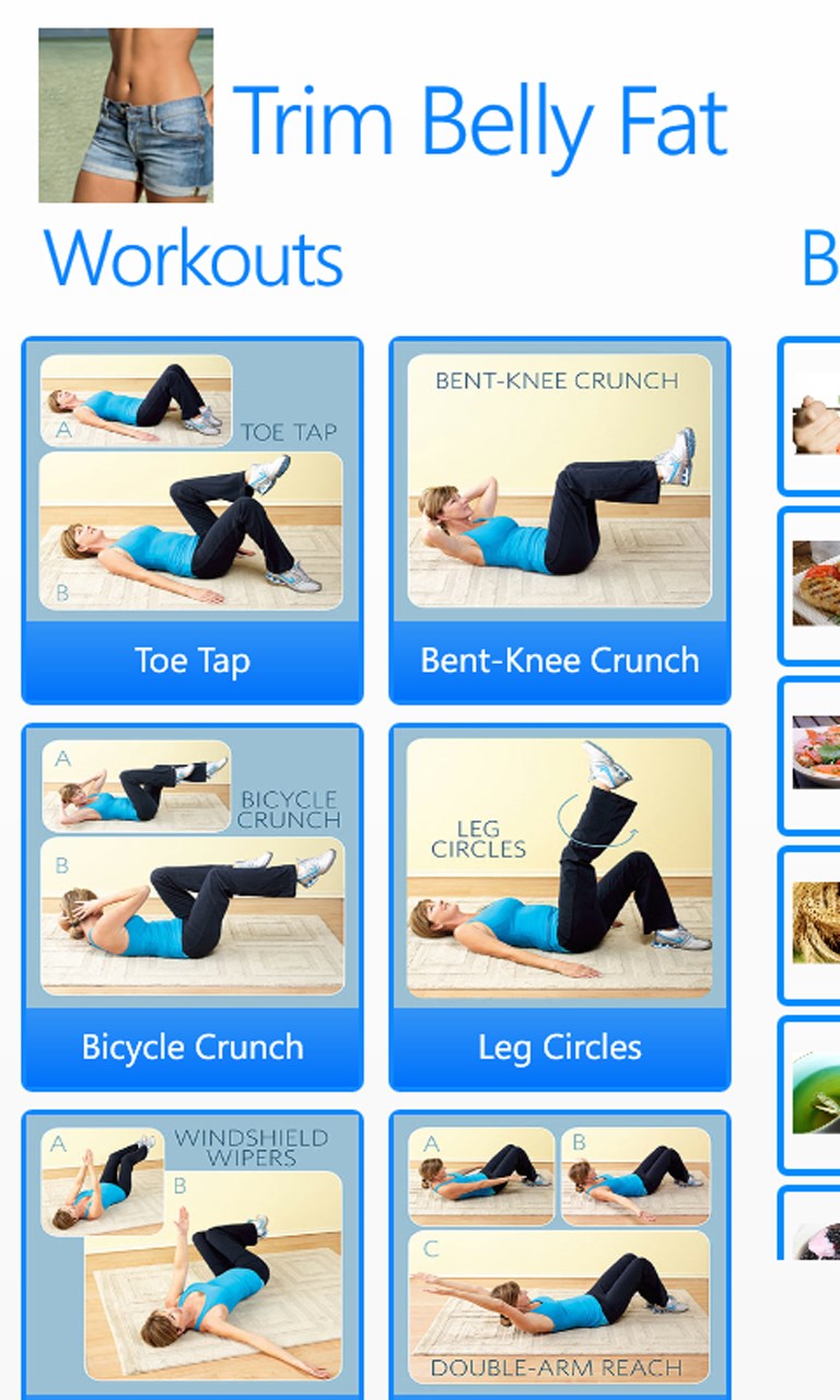 Trim Belly Fat for Windows 10 Mobile
