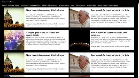 Pope Francis News screenshot 1
