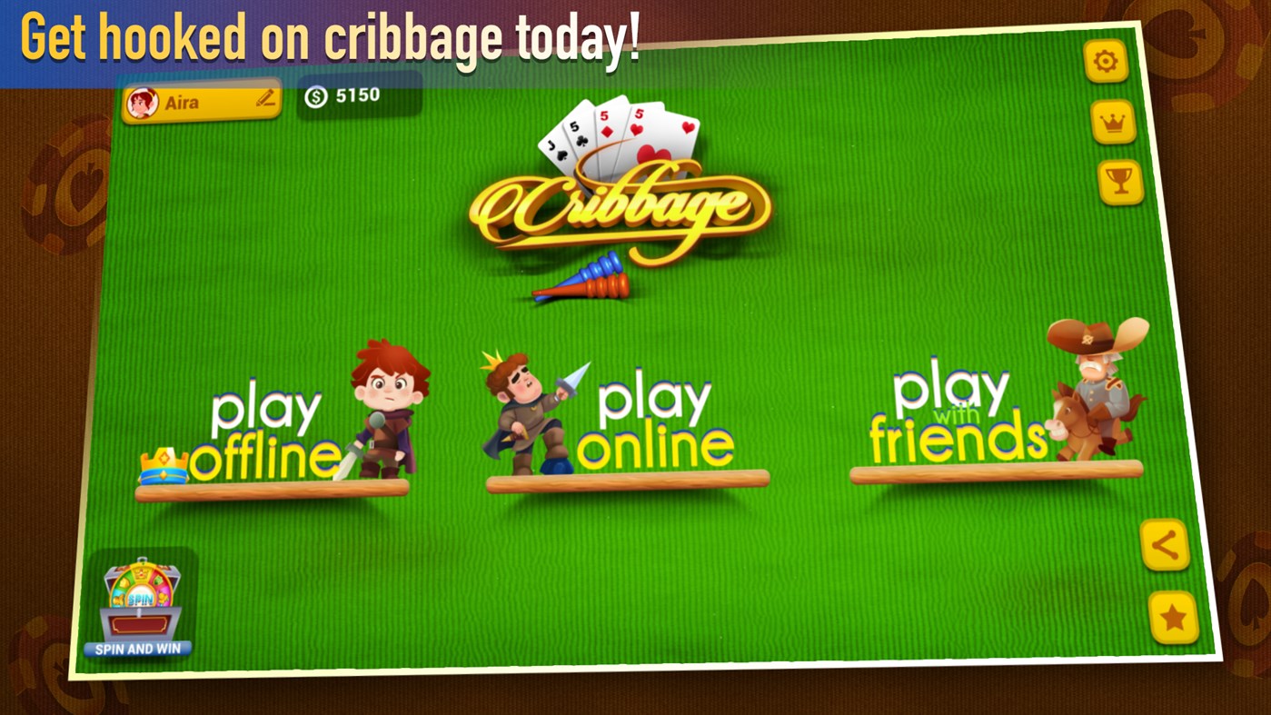 #1. Super Cribbage (Windows) بواسطة: Card Guru Game Studio