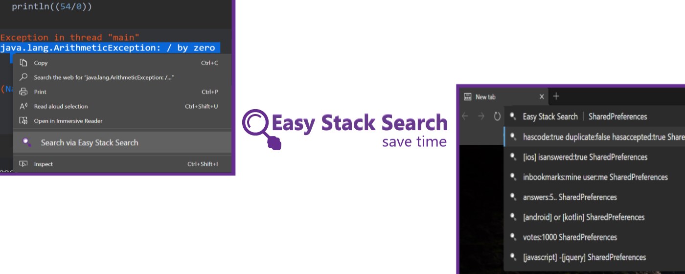 Easy Stack Search marquee promo image