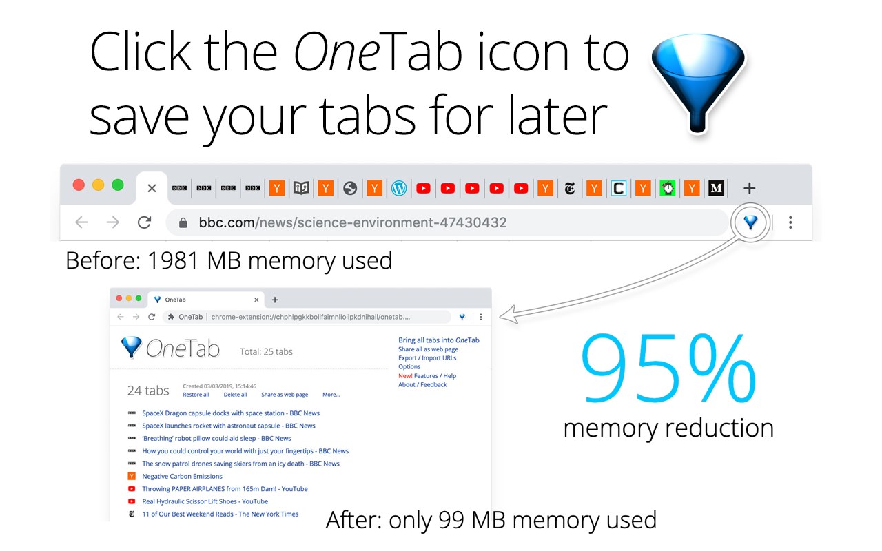 OneTab For Microsoft Edge - Microsoft Edge Addons