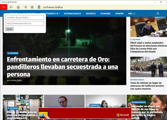 News from El Salvador screenshot 2