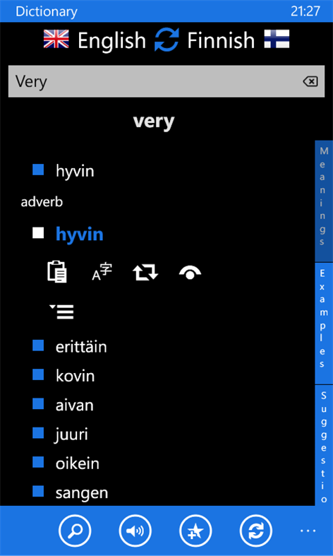 Finnish - English Screenshots 2