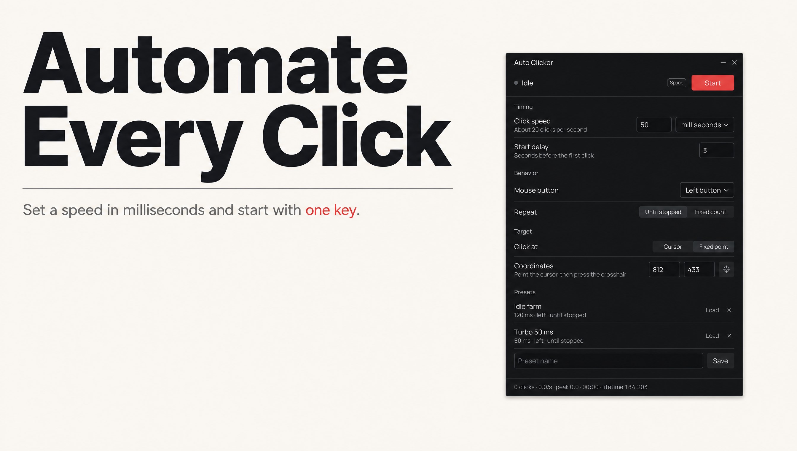 Auto Clicker - Auto Presser & Key Clicker screenshot