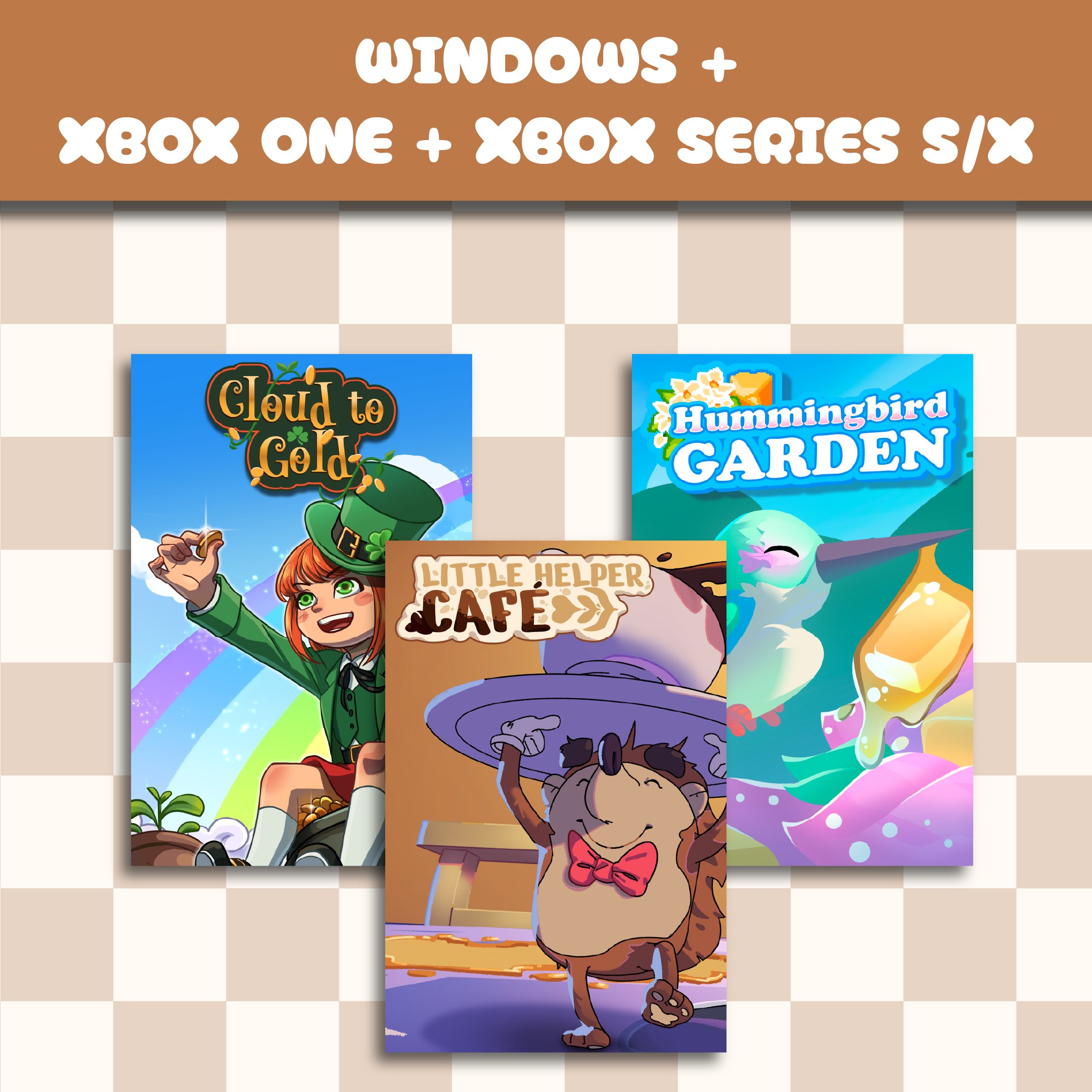 Hummingbird Garden + Cloud to Gold + Little Helper Café (Bundle)