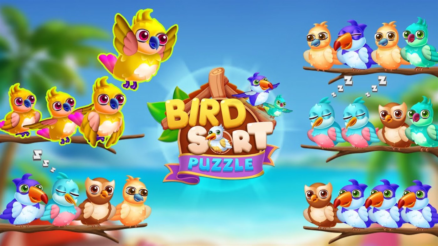 #1. Bird Sort Puzzle: Color Game (Windows) بواسطة: StudioTakaz