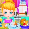 Wash dishes girls games