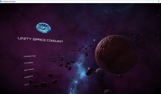 Unity Space Conquest - Alpha screenshot 1