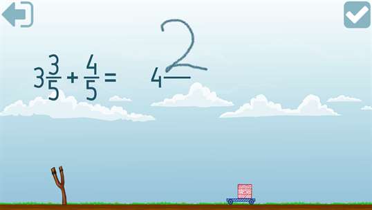Fractions and mixed numbers - 6th grade math screenshot 3