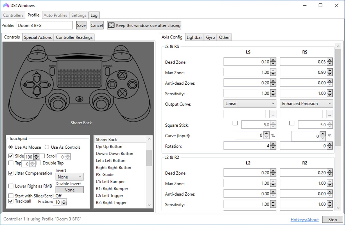 #2. DS4 Controller - DS5 / DSX GamePad Manager (Windows) Bởi: MathewsJ