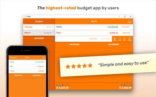 Fudget: budget planner & personal finance tracker screenshot 2