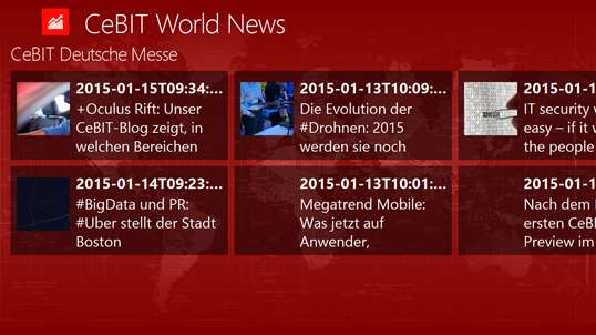 CeBIT World News screenshot 1