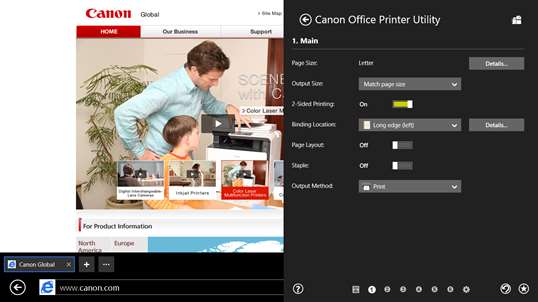 Canon Office Printer Utility screenshot 2