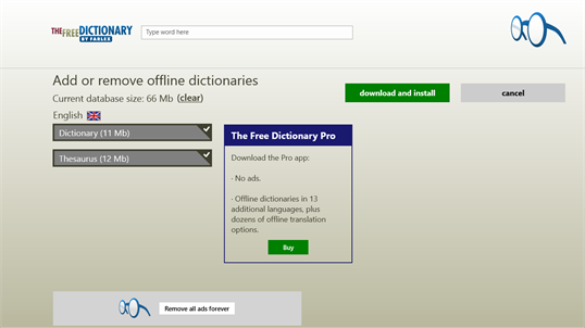Dictionary (Toshiba Edition) screenshot 8