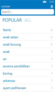 Korean Indonesian dictionary ProDict Free screenshot 6