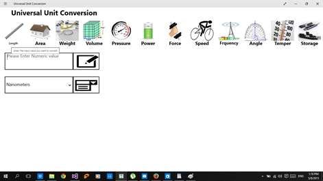 Universal Unit Conversion Screenshots 2