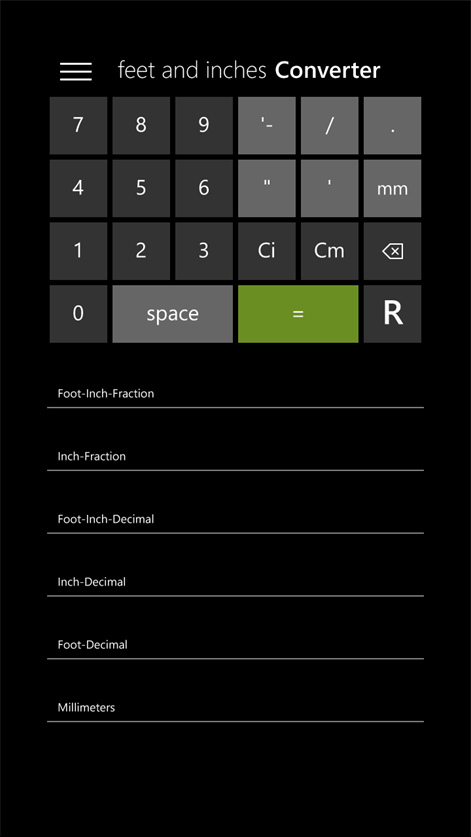 Feet and Inches Converter Screenshots 2