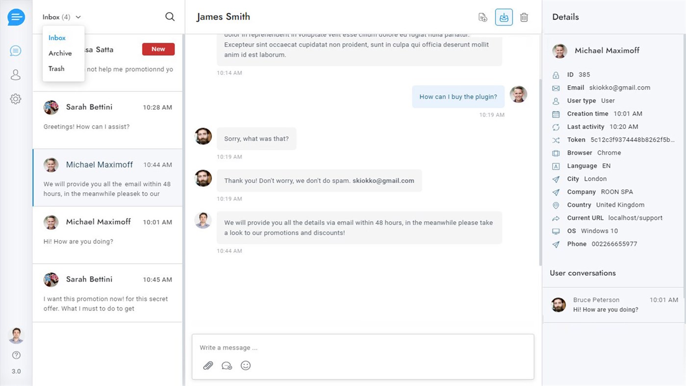 #1. Support Board (Windows) โดย: Schiocco LTD