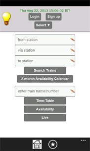 India Rail Info screenshot 1