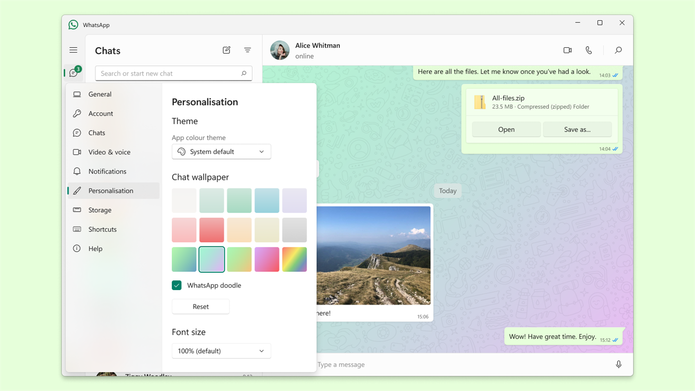 #5. WhatsApp Beta (Windows) By: WhatsApp Inc.