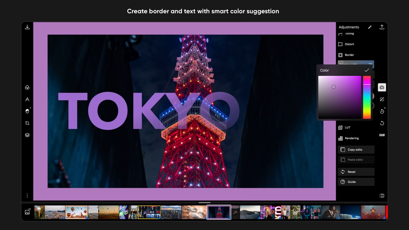 #9. Polarr Pro Photo Editor (Windows) بواسطة: Polarr