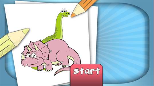 Paint dinosaurs: learning game for children screenshot 9
