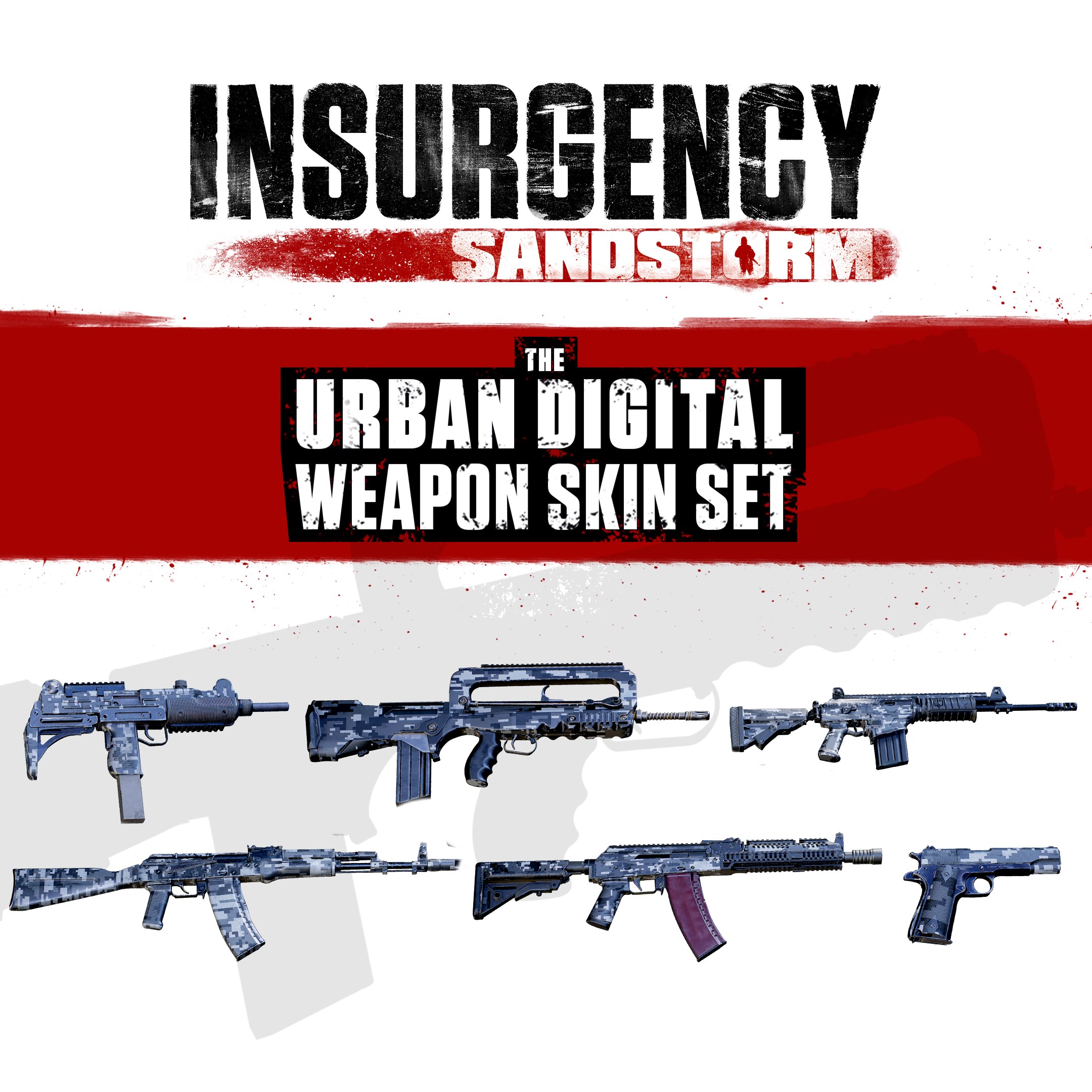 Insurgency Sandstorm Urban Digital Weapon Skin Set